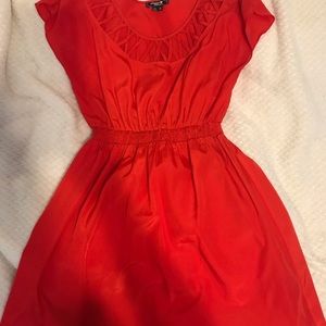 red skater dress!